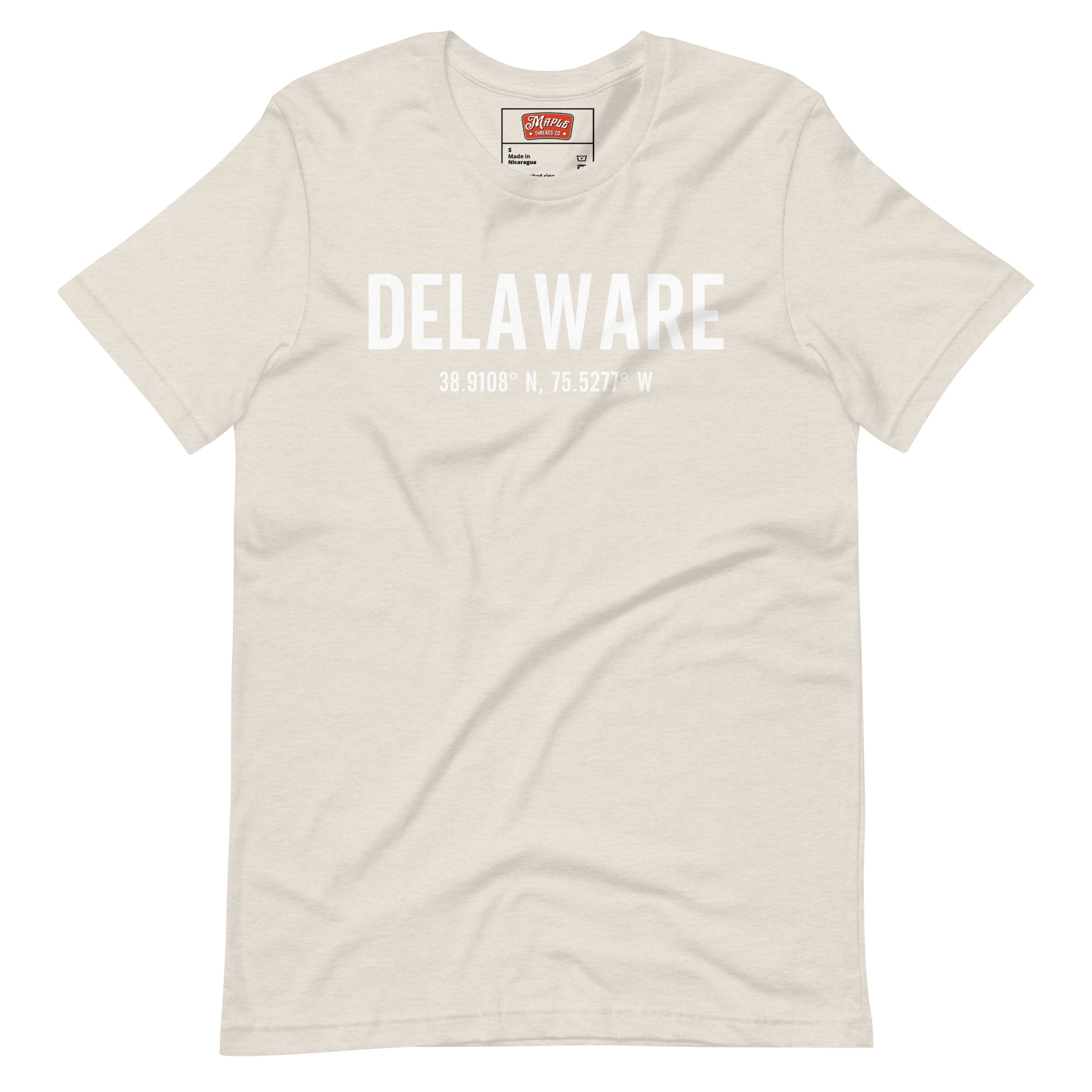 Unisex Delaware, Ontario Coordinates T-Shirt - Image 10
