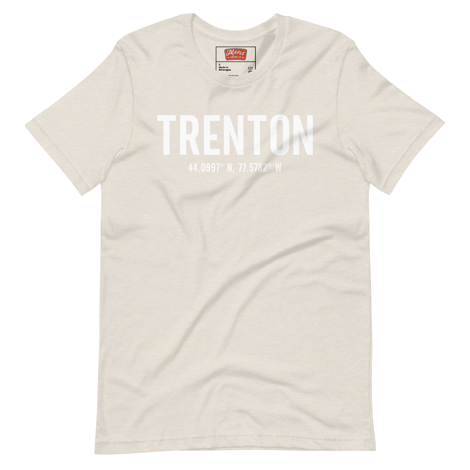 Unisex Trenton, Ontario Coordinates T-Shirt - Image 10