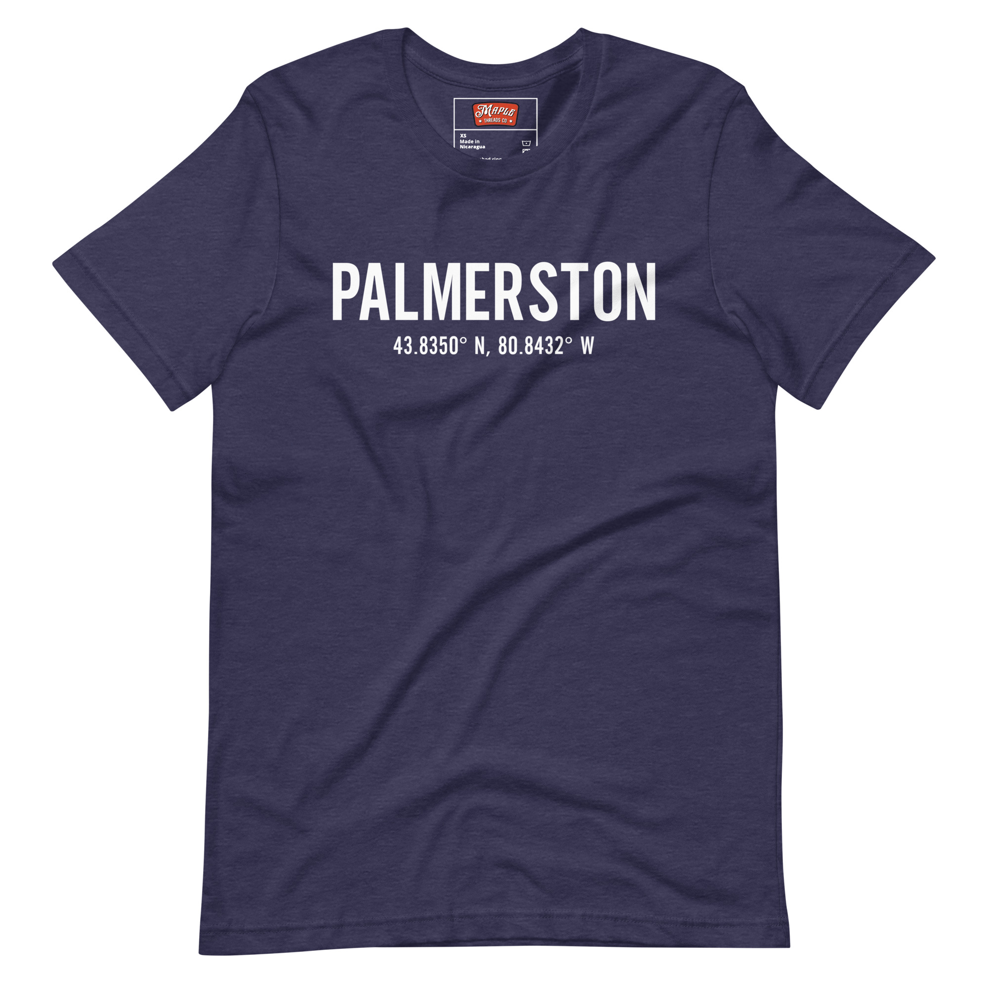 Unisex Palmerston, Ontario Coordinates T-Shirt - Image 2