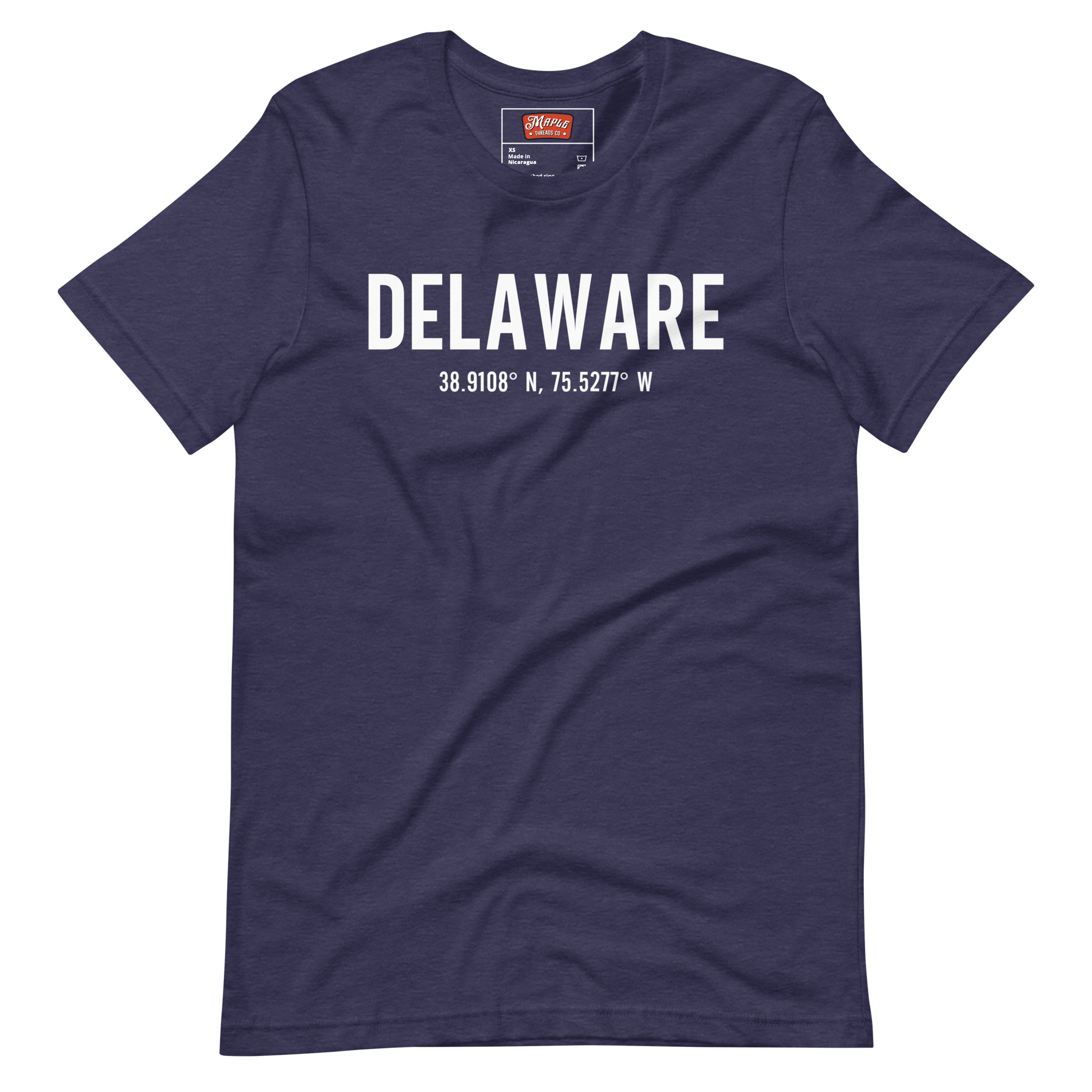 Unisex Delaware, Ontario Coordinates T-Shirt - Image 2