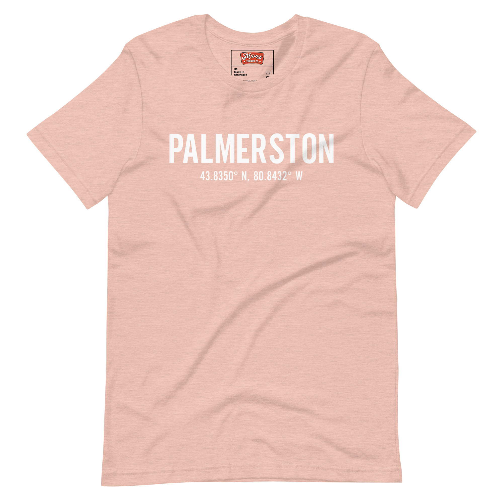 Unisex Palmerston, Ontario Coordinates T-Shirt - Image 8