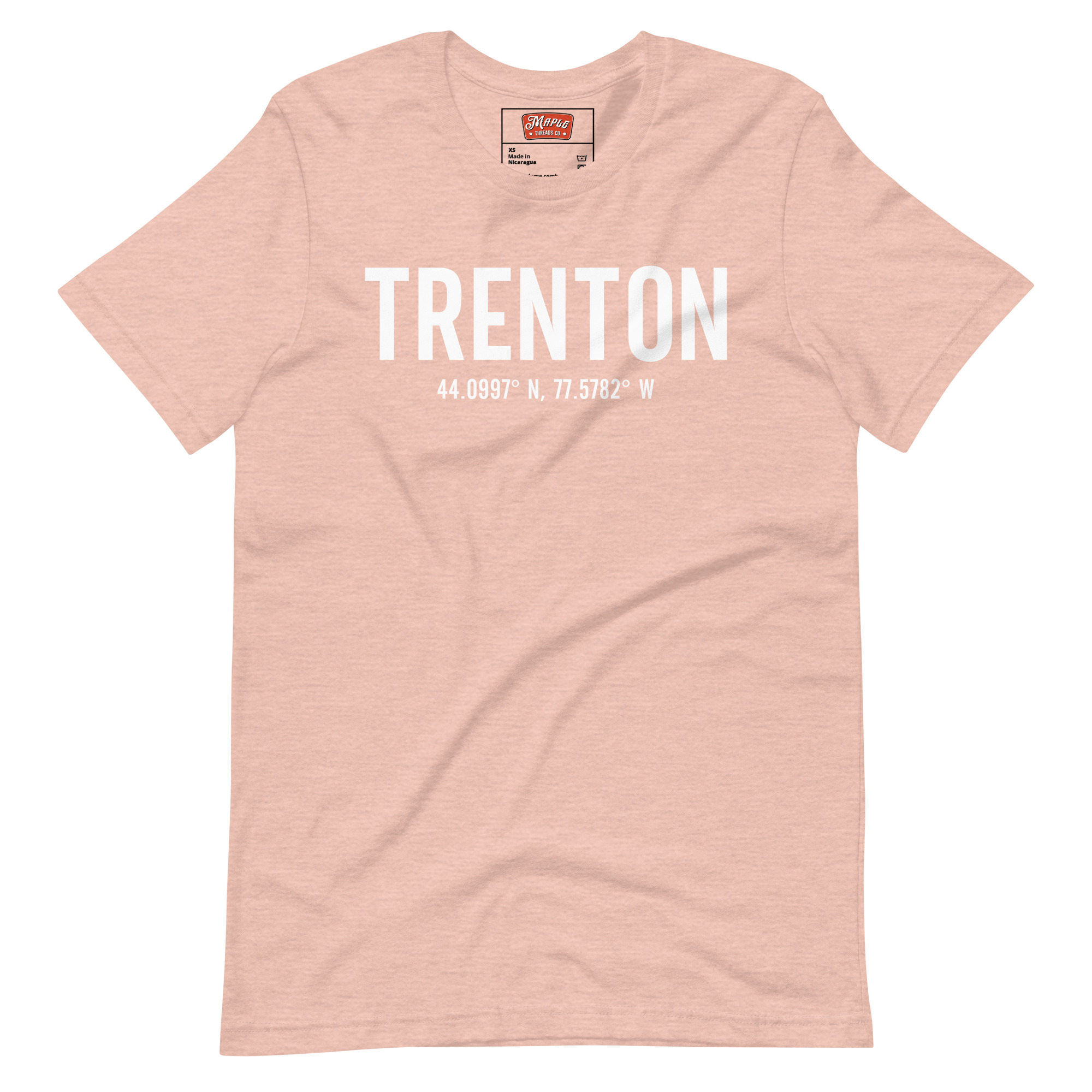 Unisex Trenton, Ontario Coordinates T-Shirt - Image 8