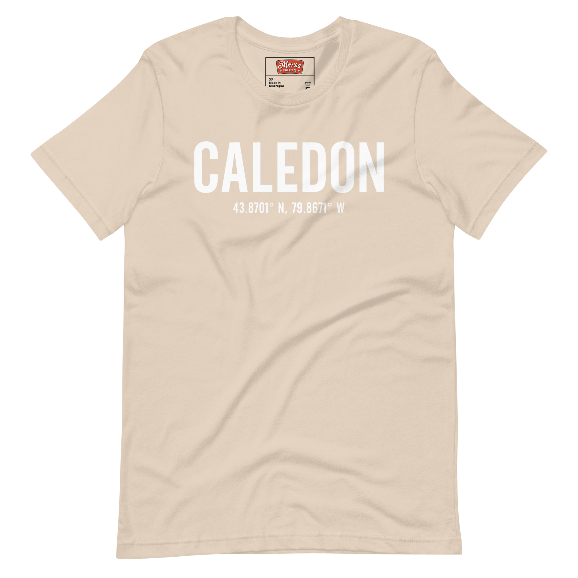 Unisex Caledon, Ontario Coordinates T-Shirt - Image 9