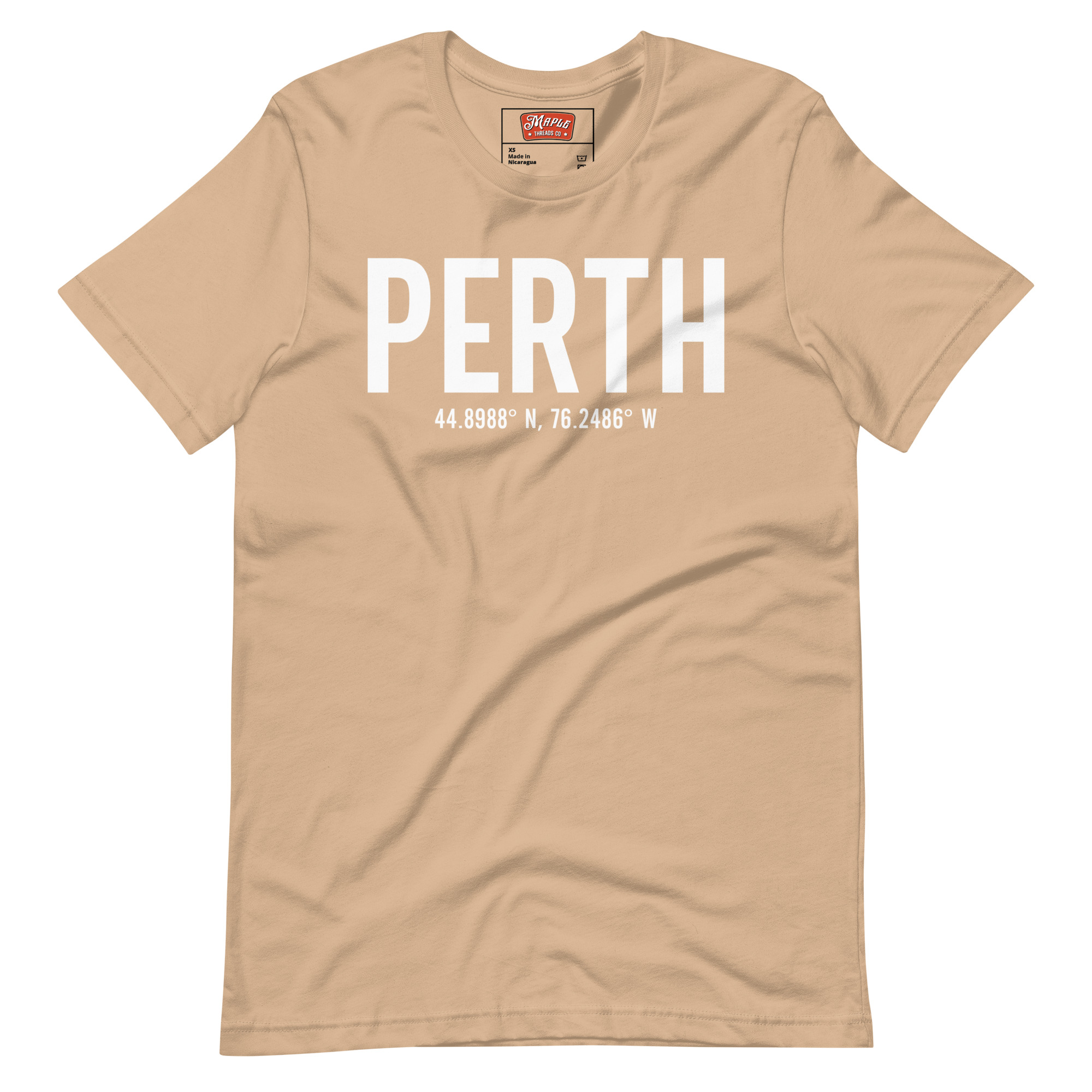 Unisex Perth, Ontario Coordinates T-Shirt - Image 7